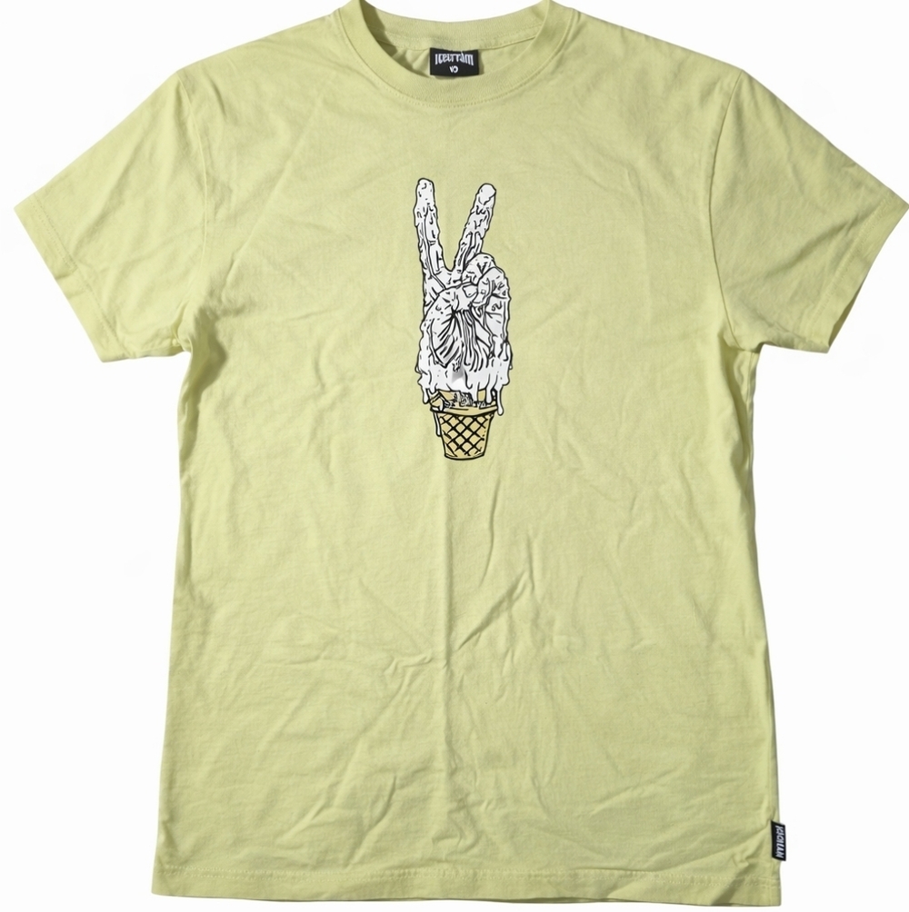 ICE CREAM MEN CUP TEE (YELLOW) SZ LARGE